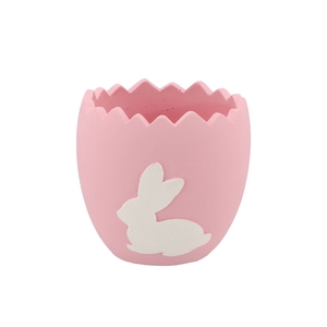 Easter Rabbit Pot Pink 14,5x14,5x14cm Nm