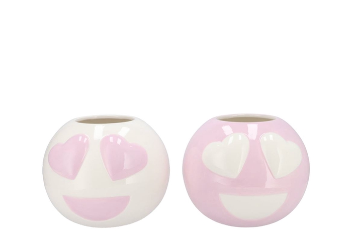 <h4>Smiley Lovely Dreamy Lila Mix Vase Ass 15x15x12cm</h4>