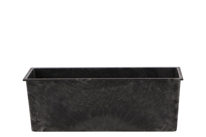 Melamine Grey Tray Rectangle 25x9x9cm Nm