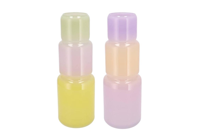 <h4>May Dreamy Pastel Vase Tower 12x12x35cm Nm</h4>