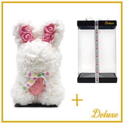<h4>Pasen Foam paashaas 25cm+standaard</h4>