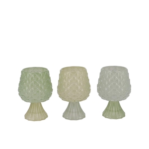 Jazz Nordic Green T-light Pinecone Ass 9x13cm