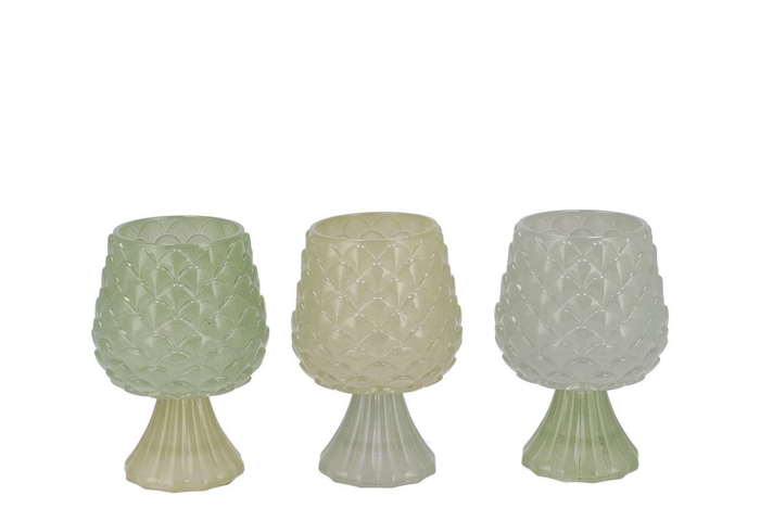 <h4>Jazz Nordic Green T-light Pinecone Ass 9x13cm</h4>