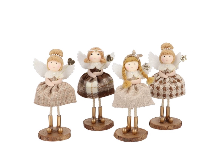 <h4>Loulou Scottish Brown Standing Girl Ass 6x10x17cm</h4>