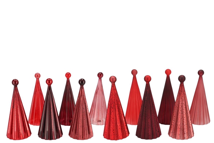 <h4>Twinkle Red Mix Glass Tree Lights Ball Ass 9x22cm Nm</h4>