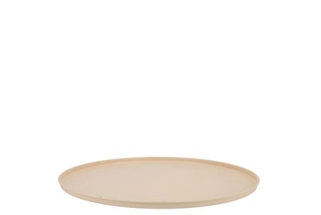 <h4>Coaster Cream Tray Metal 36x36x2cm Nm</h4>