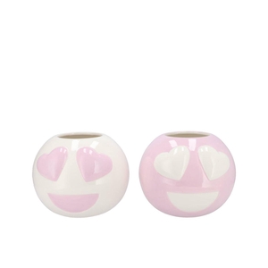 Smiley Lovely Dreamy Lila Mix Vase Ass 15x15x12cm Nm