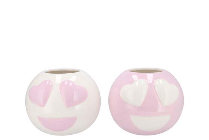 <h4>Smiley Lovely Dreamy Lila Mix Vase Ass 15x15x12cm Nm</h4>