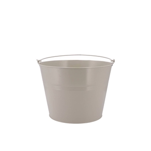 Zinc Basic Grey Bucket 10x9cm