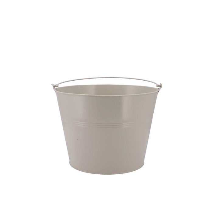<h4>Zinc Basic Grey Bucket 10x9cm</h4>