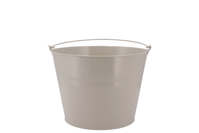 Zinc Basic Grey Bucket 10x9cm Nm