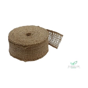 RIBBON NATURAL BURLAP L200W5