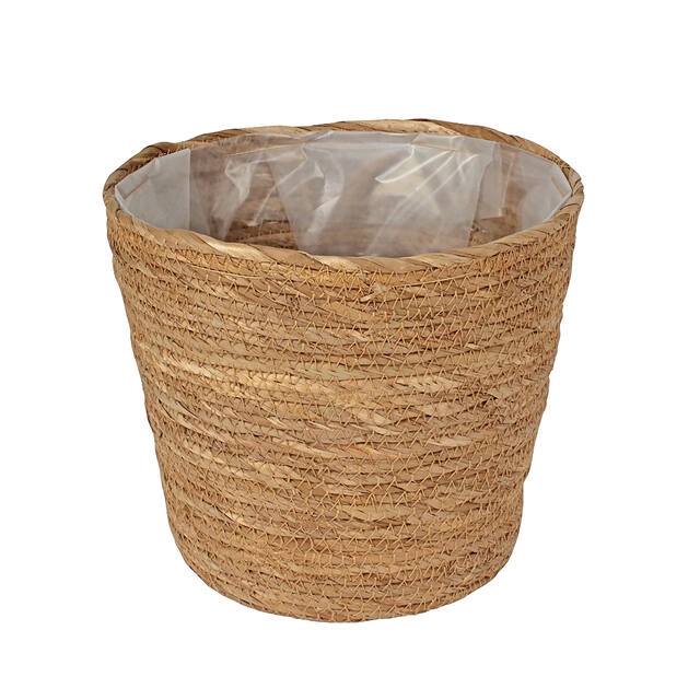 <h4>Basket Osaka straw 21.5xH19cm natural</h4>