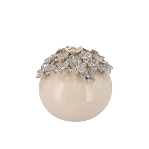 Daisy White Vase Flower 13x13x11cm