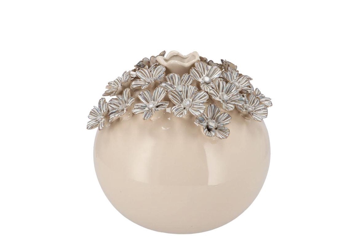 <h4>Daisy White Vase Flower 13x13x11cm</h4>