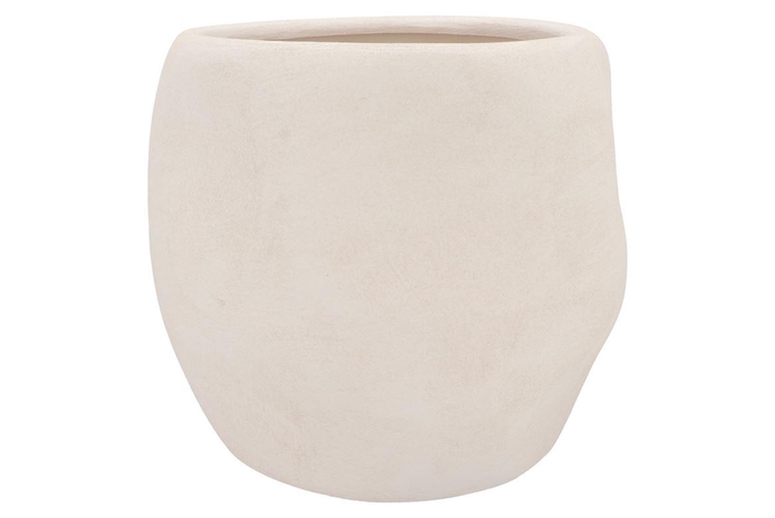 <h4>Lisboa White Pot 40x40x36cm</h4>