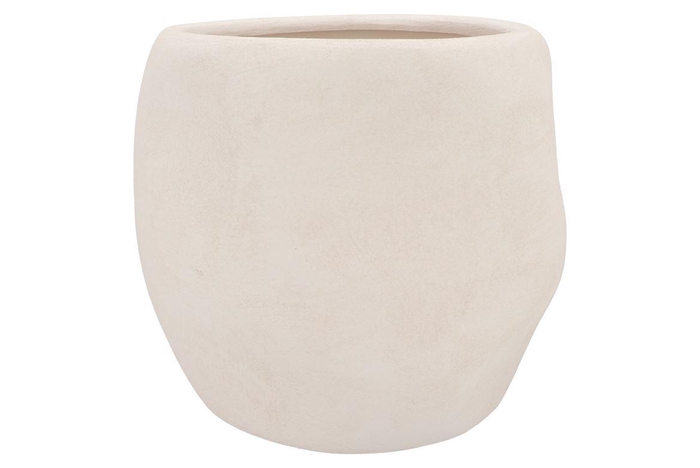 <h4>Lisboa White Pot 40x40x36cm</h4>