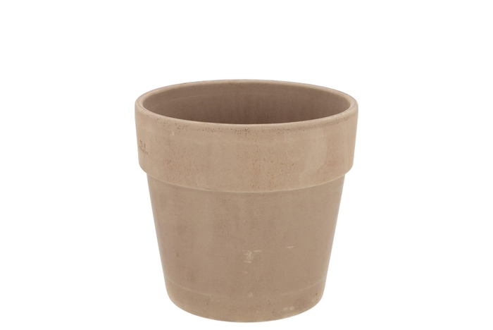 Terracotta Choco Cilinder Pot 12x10cm