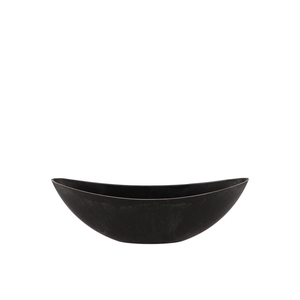 Melamine Grey Boat Oval 39x12x13cm