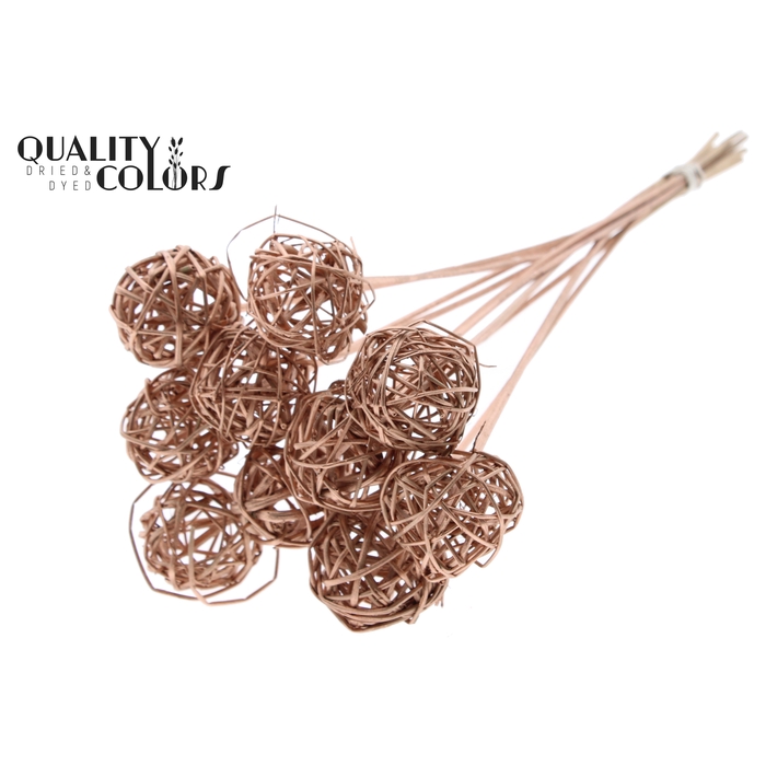 <h4>Bruce Ball 5cm on stem Copper</h4>