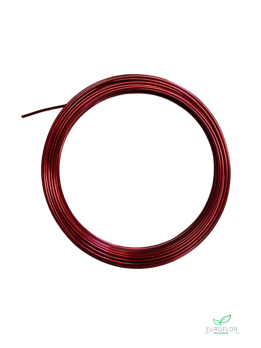 ALUMINIUM WIRE 2MM RED 12M 100GR