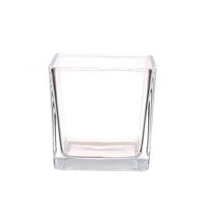 DF01-880557400 - Pot square Abbey 12x12x12 clear