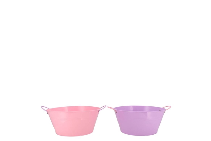 <h4>Zinc Basic Lila/pink Ears Bowl 20x10cm</h4>