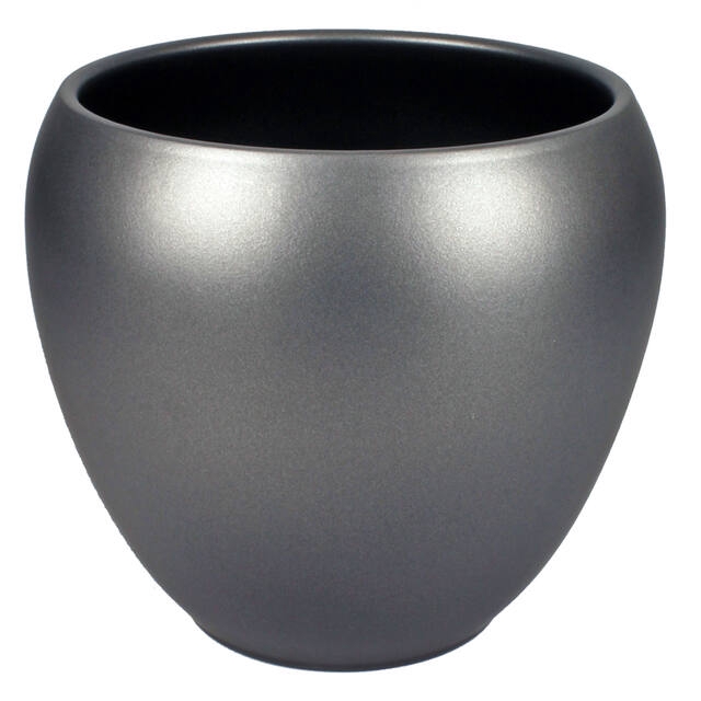 Pot Rian ceramic ES31xH27,5cm anthracite mat