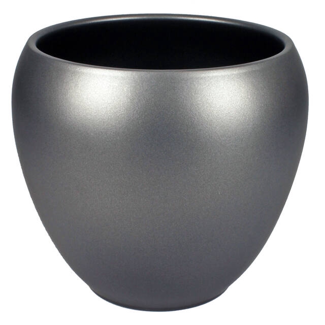 <h4>Keramiek pot Rian d31 h27.5cm antraciet  mat</h4>