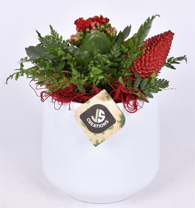 <h4>Keramiek pot bol dia 14 wit</h4>