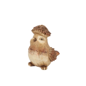 Wonderland Brown Bird 14x11x16cm
