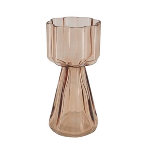 Glas Flower vaas d12*25.5cm