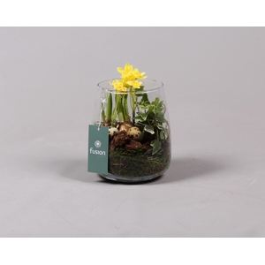 Pasen glazen windlicht Julia