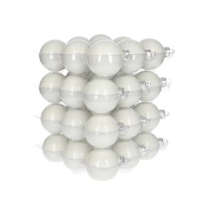 Sale Christmas Ball  60mm pearl x36