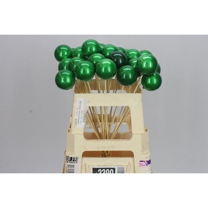 X-mas Balls Green Pearl X25