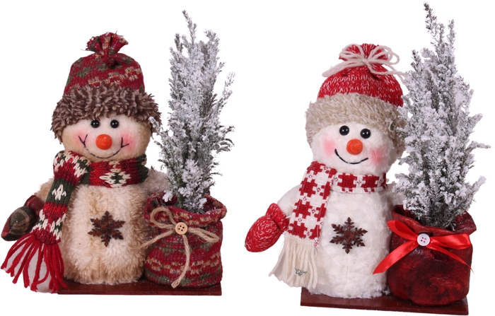 <h4>Opm Christmas Arr. Conifer Pluche Snowman</h4>