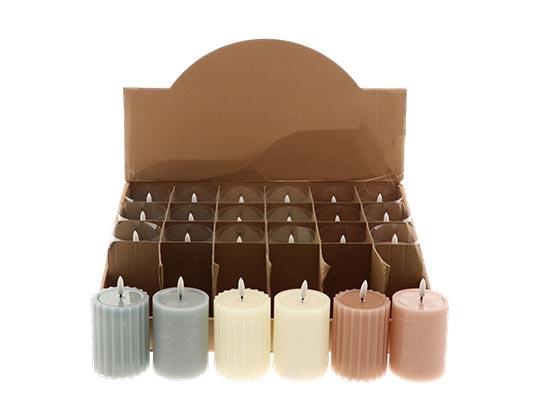 Candle Azra LED Timer 6Ass H10D7.5