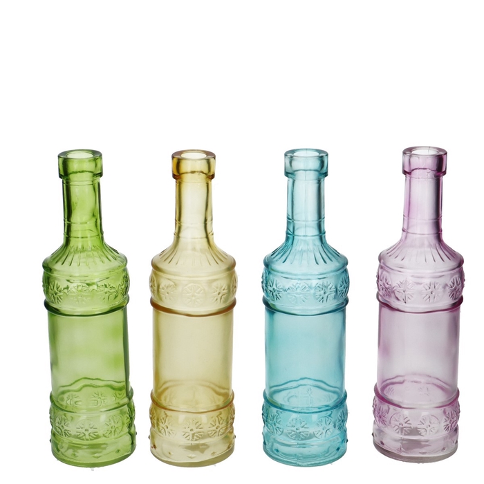 <h4>Glass Bottle deco d02/6.5*22cm</h4>