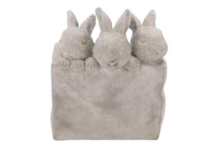 <h4>Easter Rabbit Stone Inside 3 Ass 21x15x18cm</h4>