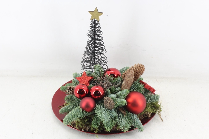 <h4>arr5 Kerst MB - Red plate zink tree</h4>