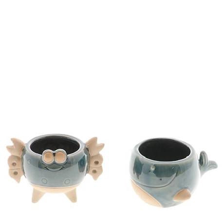 Maritime Caramics Ocean pot 12*10*8.5cm