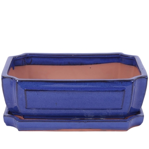 Bonsai accesoires Potset with saucer Ø30cm Blue