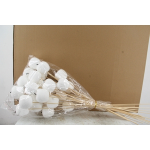 Stick Apple Fl. Ø6cm White