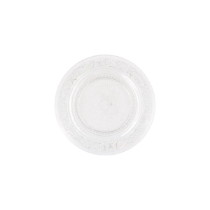 Dayah Transparent Glass Plate 23x2cm