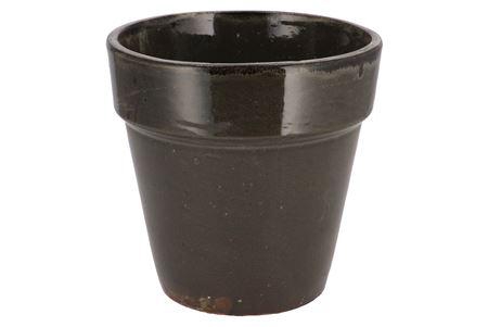 <h4>Ebbi Moss Black Pot Glaze 25x25cm Nm</h4>