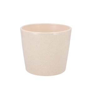 Ceramic Beige Stone Pot 15cm