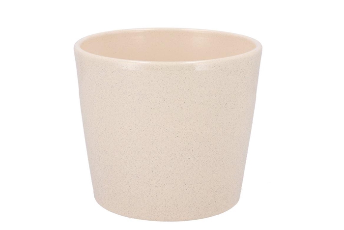 <h4>Ceramic Beige Stone Pot 15cm</h4>