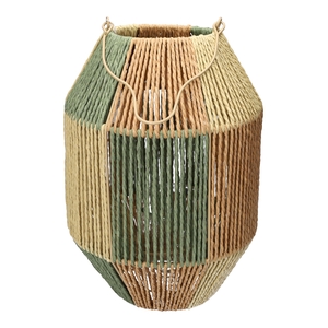 DF06-740488300 - Lantern Lucera d13.5/25xh34 green/brown