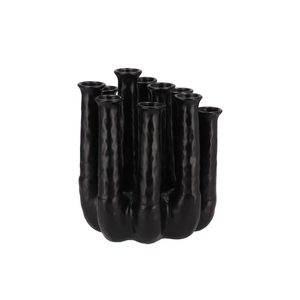 Inga Jahra Black Vase Tube 26x17x29cm Nm