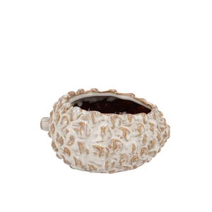 Mette White Pot 15x12x8cm